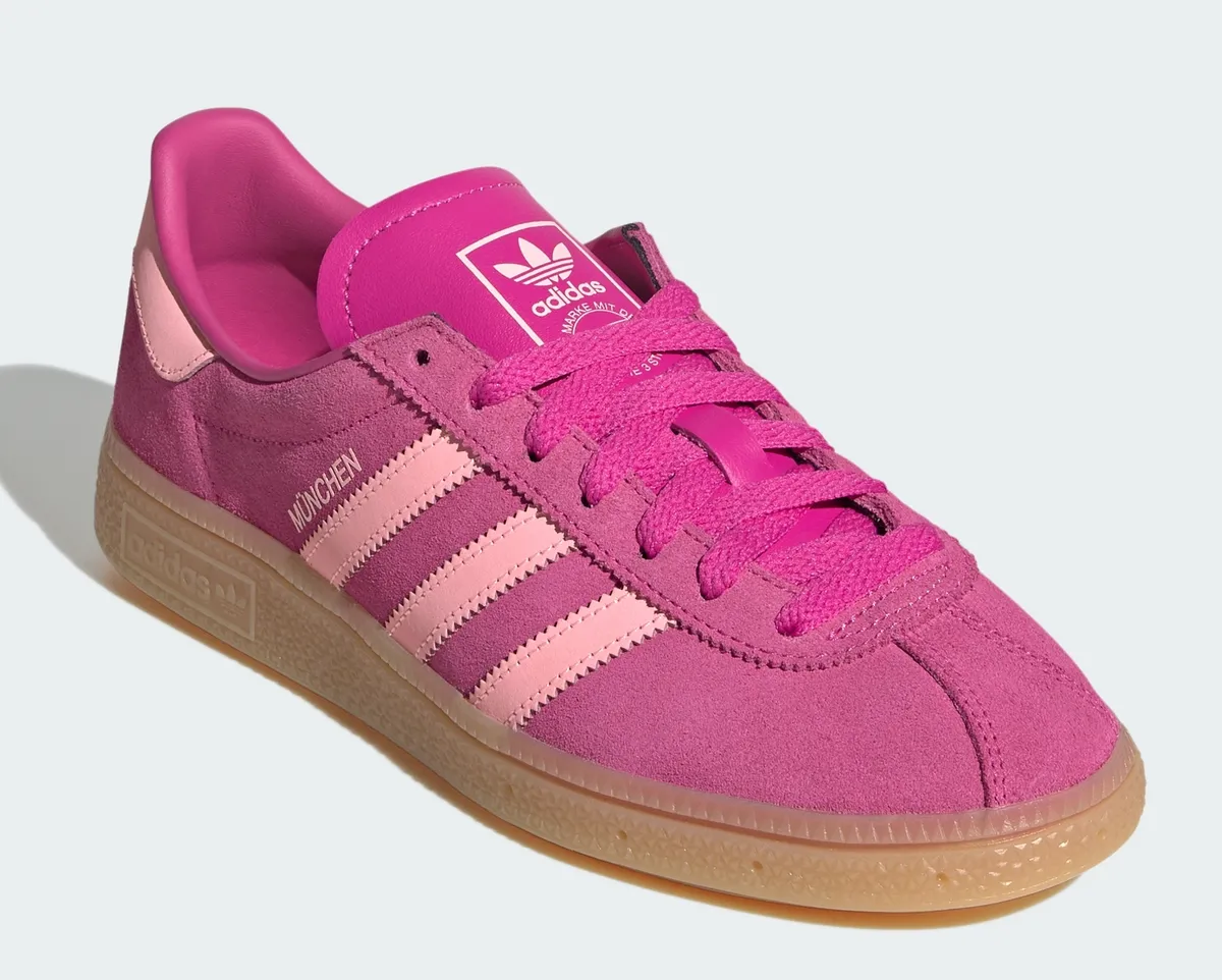 8/29発売 ADIDAS ORIGINALS MUENCHEN / アディダス オリジナルス ミュンヘン Semi Lucid Fuchsia Glow Pink Gum JS3998