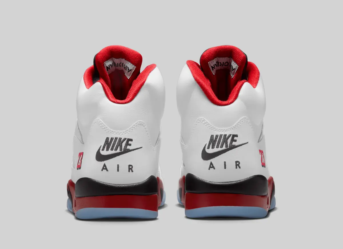 Air Jordan 5 ホワイト/レッド/ブラック AIR JORDAN 5 RETRO / エア ジョーダン 5 レトロ White Fire Red
