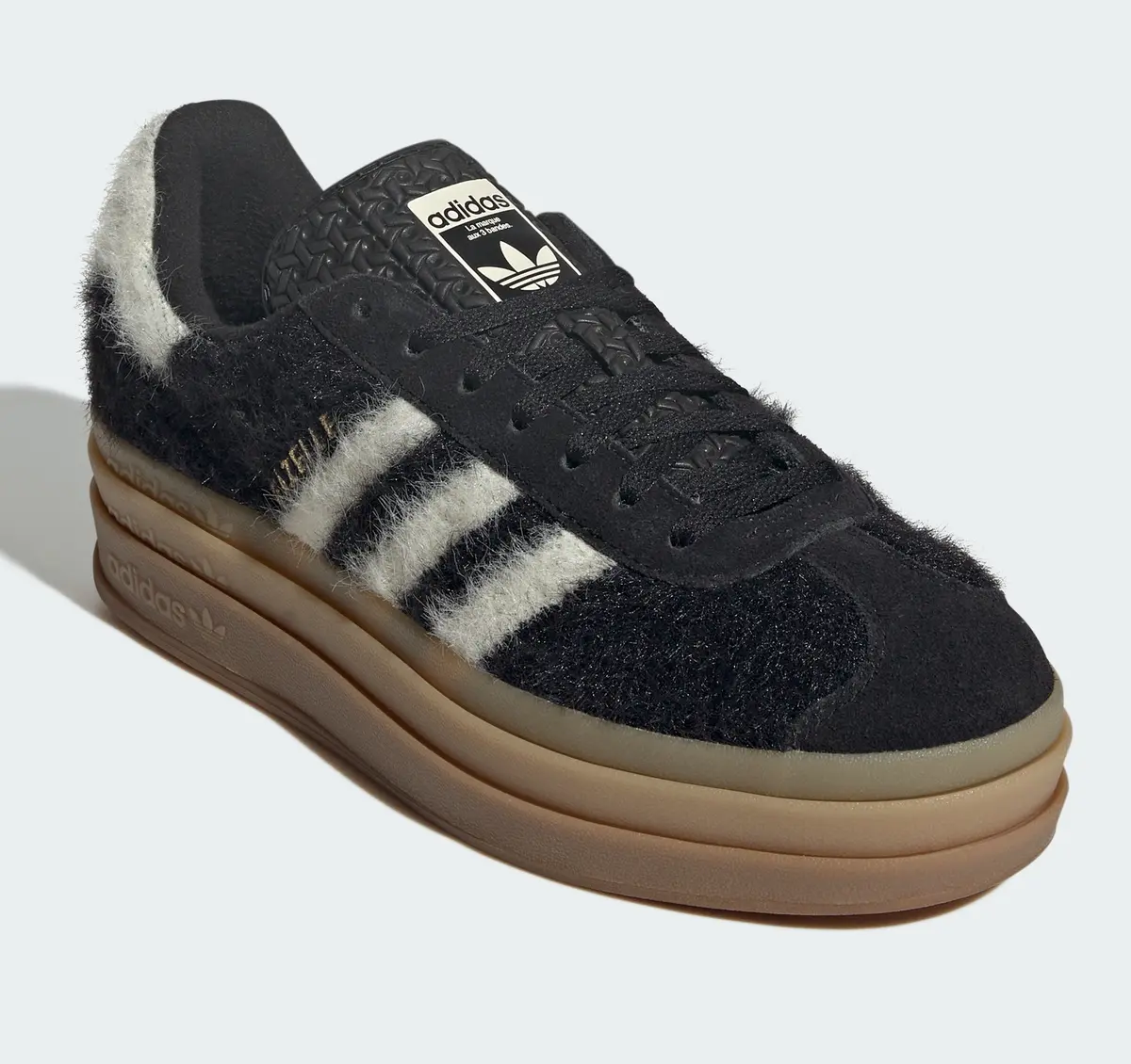 アディダス オリジナルス ガゼルボールド 黒 スエード 22.5センチ adidas スニーカー ガゼルボールド / Gazelle Bold 厚底