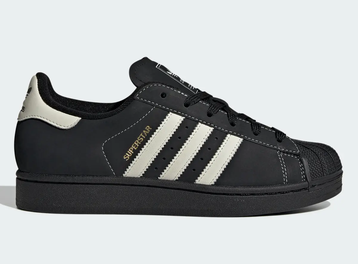 【美品】adidas スーパースター IF1599 ブラック キルティタン 美品】adidas スーパースター IF1599 ブラック キルティタン