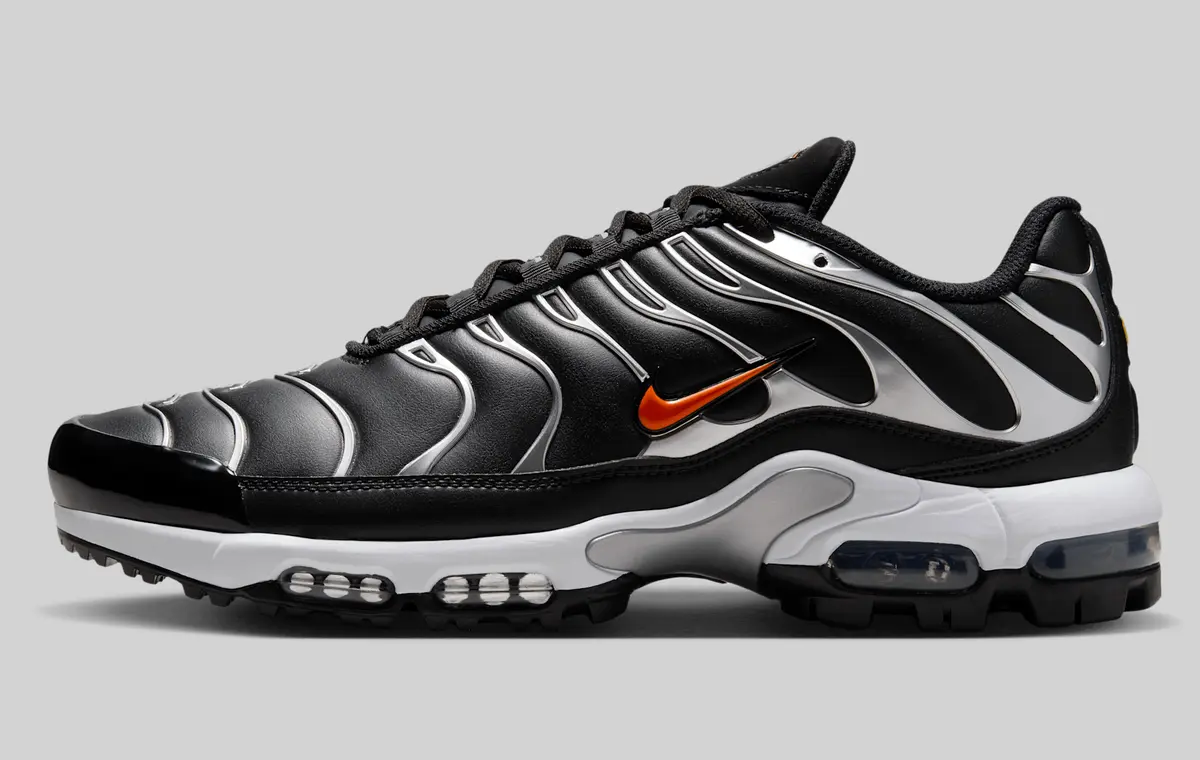 NIKE AIR MAX PLUS GOLF / エア マックス プラス ゴルフ Black Metallic Silver Total Orange FZ4150-002