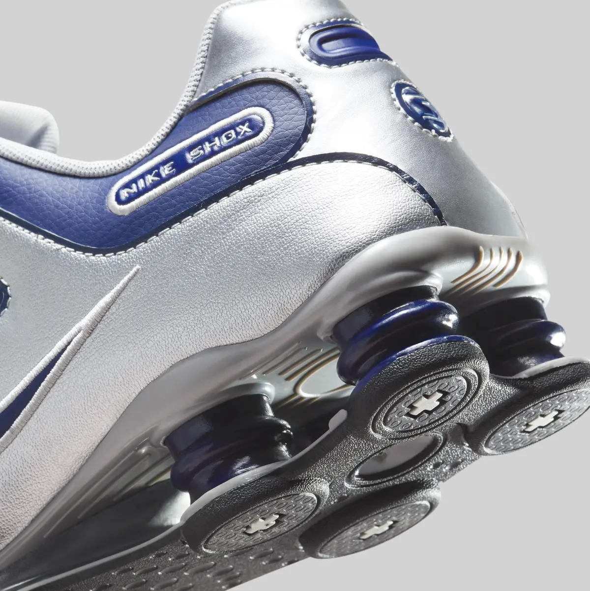 Nike Shox スニーカー ブラック/シルバー/ブルー Men's Nike Shox TL - BLACK/METALLIC SILVER-RACER BLUE