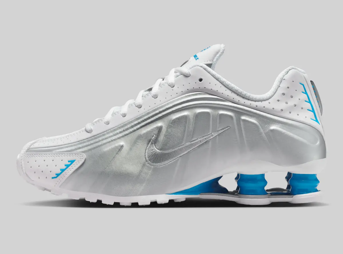 NIKE SHOX R4 / ナイキ ショックス R4 White Blue Hero Metallic