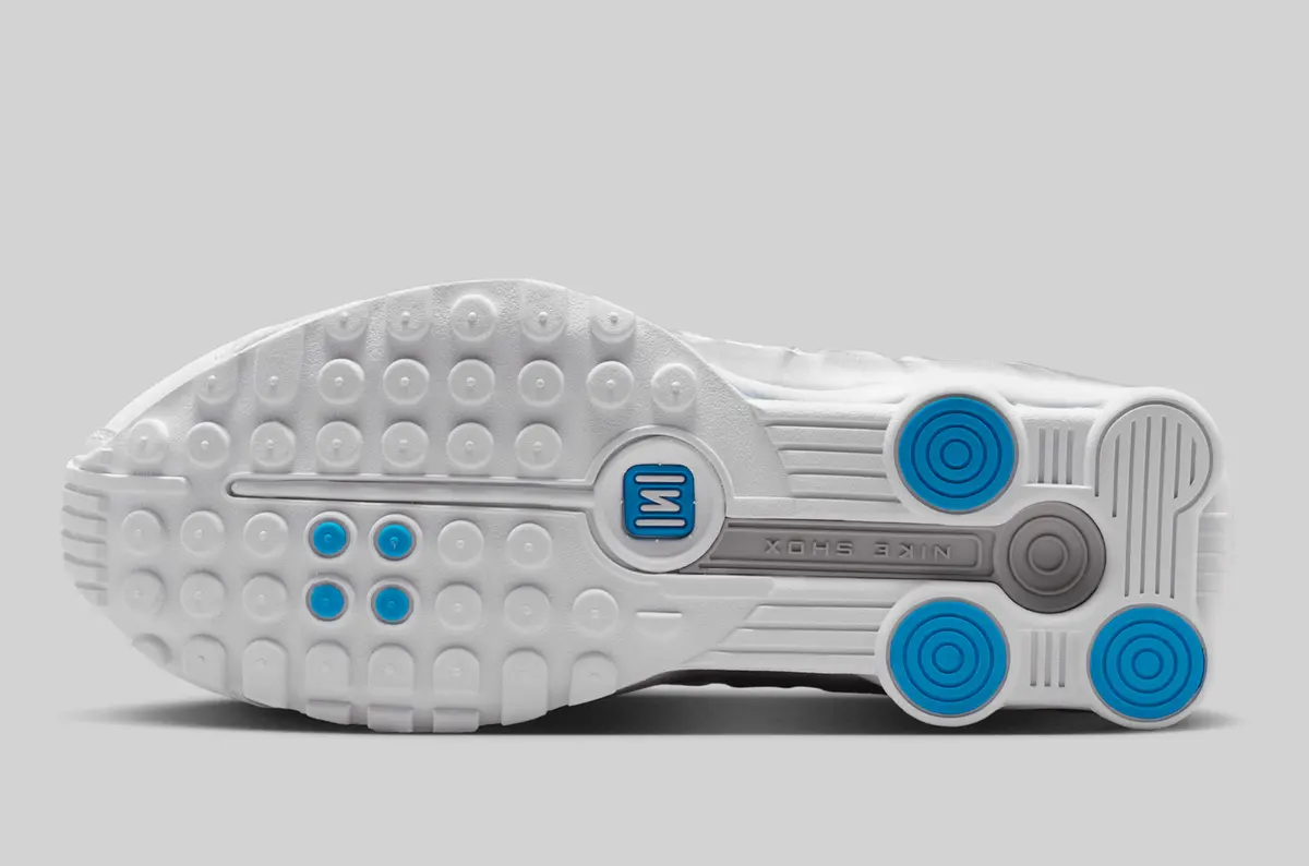 NIKE SHOX R4 ホワイトブルー NIKE SHOX R4 / ナイキ ショックス R4 White Blue Hero Metallic