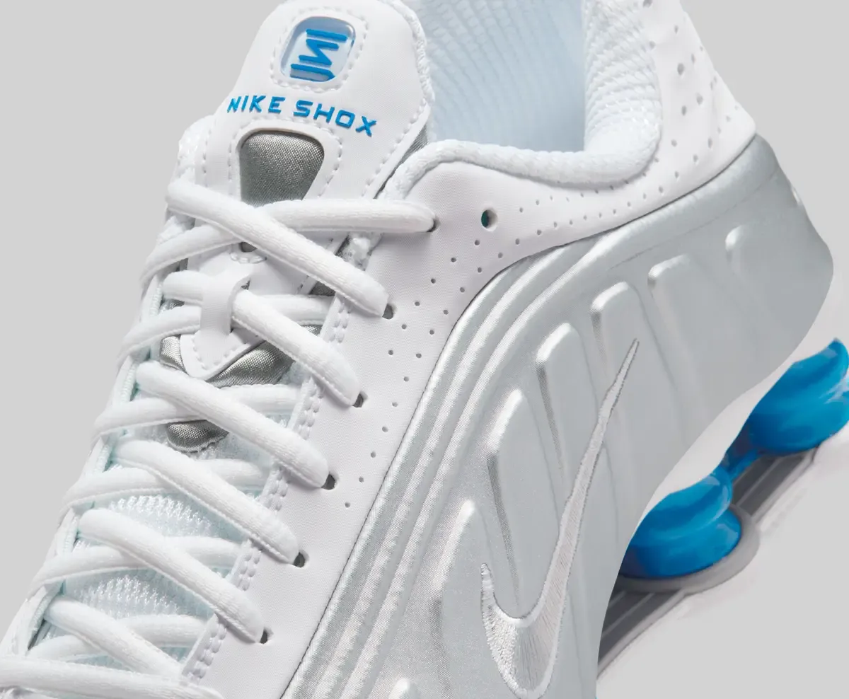 NIKE SHOX R4 / ナイキ ショックス R4 White Blue Hero Metallic