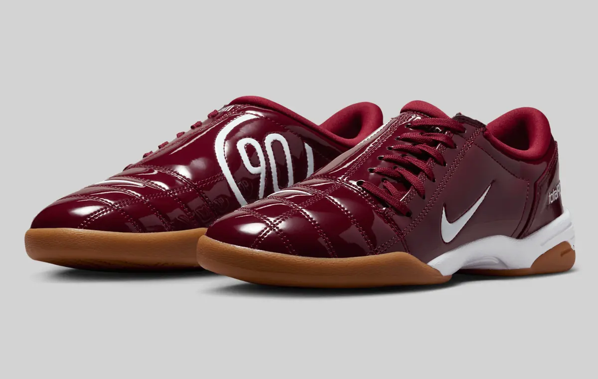 トータル９０　FG NIKE公式】トータル 90 'Bordeaux and Metallic Silver' (HJ9351