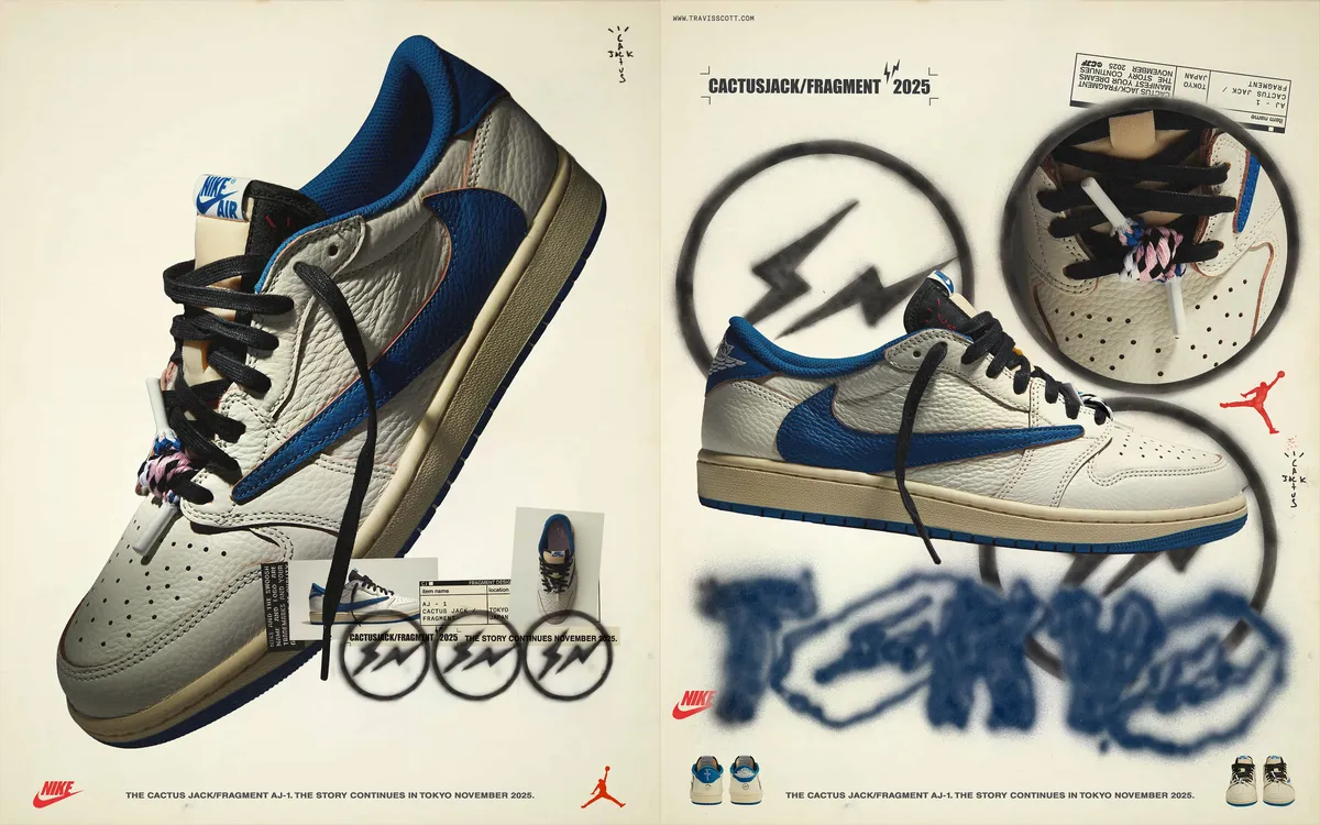 NIKE travis Scott スニーカー AJ1 トラヴィス スコット 超人気スニーカー【NIKE×TRAVIS SCOTT/ナイキ×トラヴィス