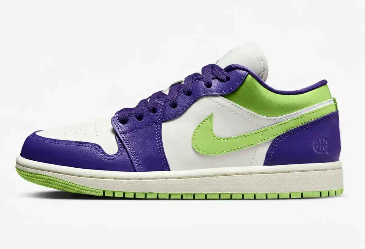AIR JORDAN 1 LOW / エア ジョーダン 1 LOW Quai 54 White Action Grape Key Lime IR2367-100