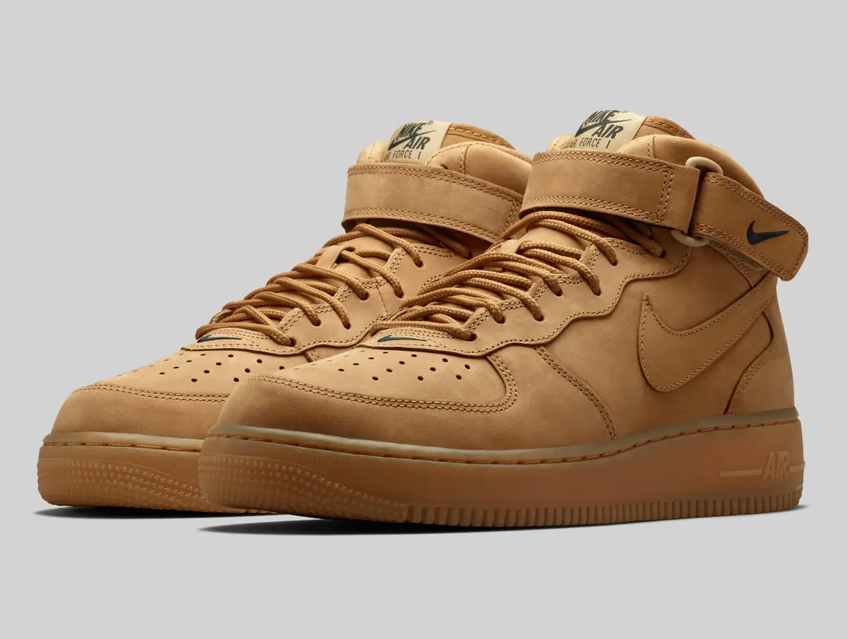 10/8発売 NIKE AIR FORCE 1 MID / ナイキ エア フォース 1 MID Flax