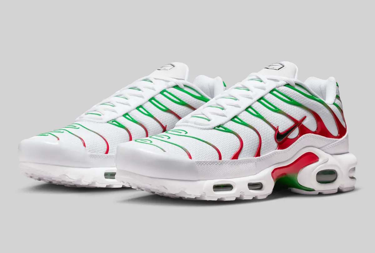 NIKE AIR MAX PLUS / ナイキ エア マックス プラス White Kelly Green University Red DM0032-108
