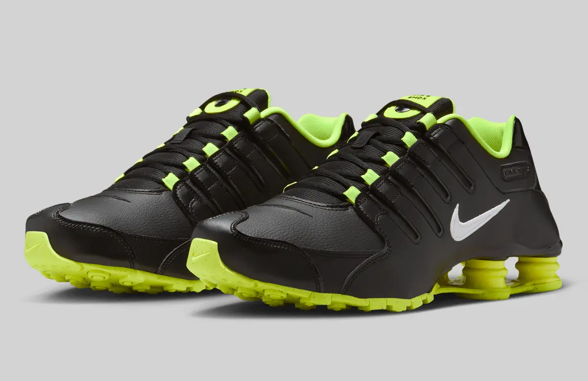 靴 NIKE shox NIKE SHOX NZ / ナイキ ショックス NZ Black Volt 378341-013