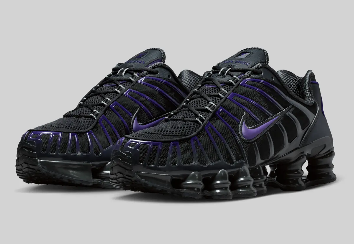 NIKE SHOX TL / ナイキ ショックス TL Dark Smoke Grey Court Purple AV3595-014