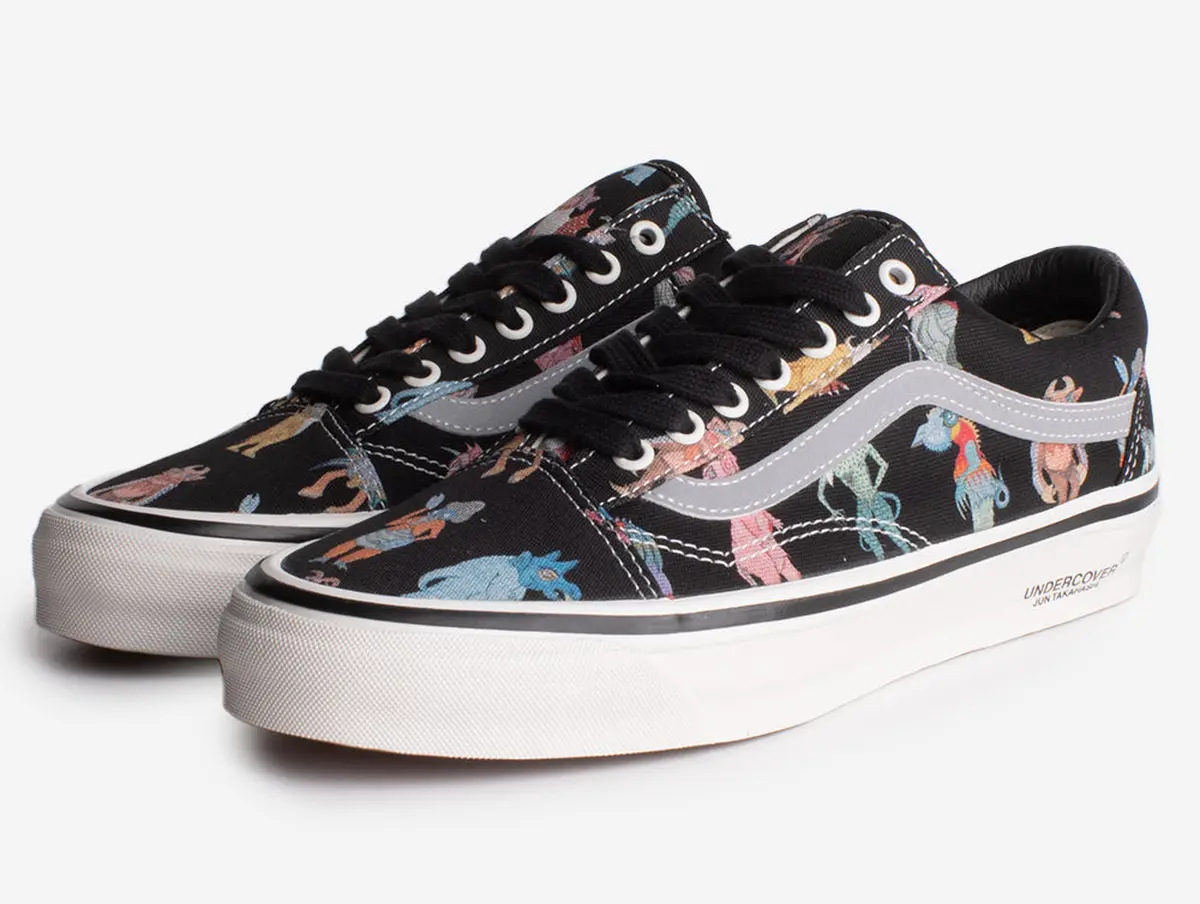 VANS UNDERCOVER ブラックスニーカー UNDERCOVER アンダーカバー 24AW ジャックパーセル型 スニーカー