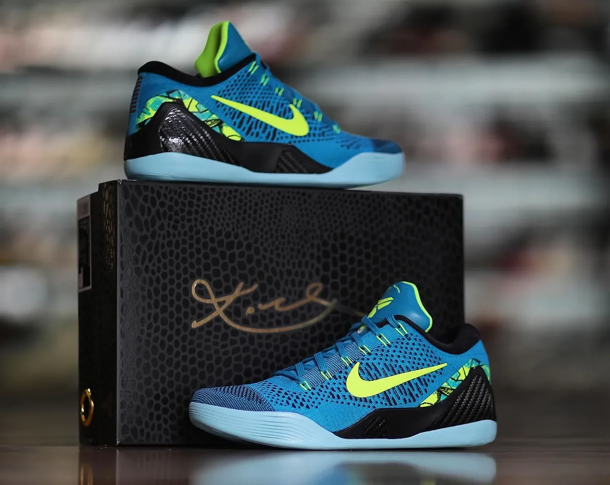 NIKE KOBE 9 ELITE LOW PROTRO / ナイキ コービー 9 エリート LOW プロトロ Neo Turquoise Volt IO3673-400