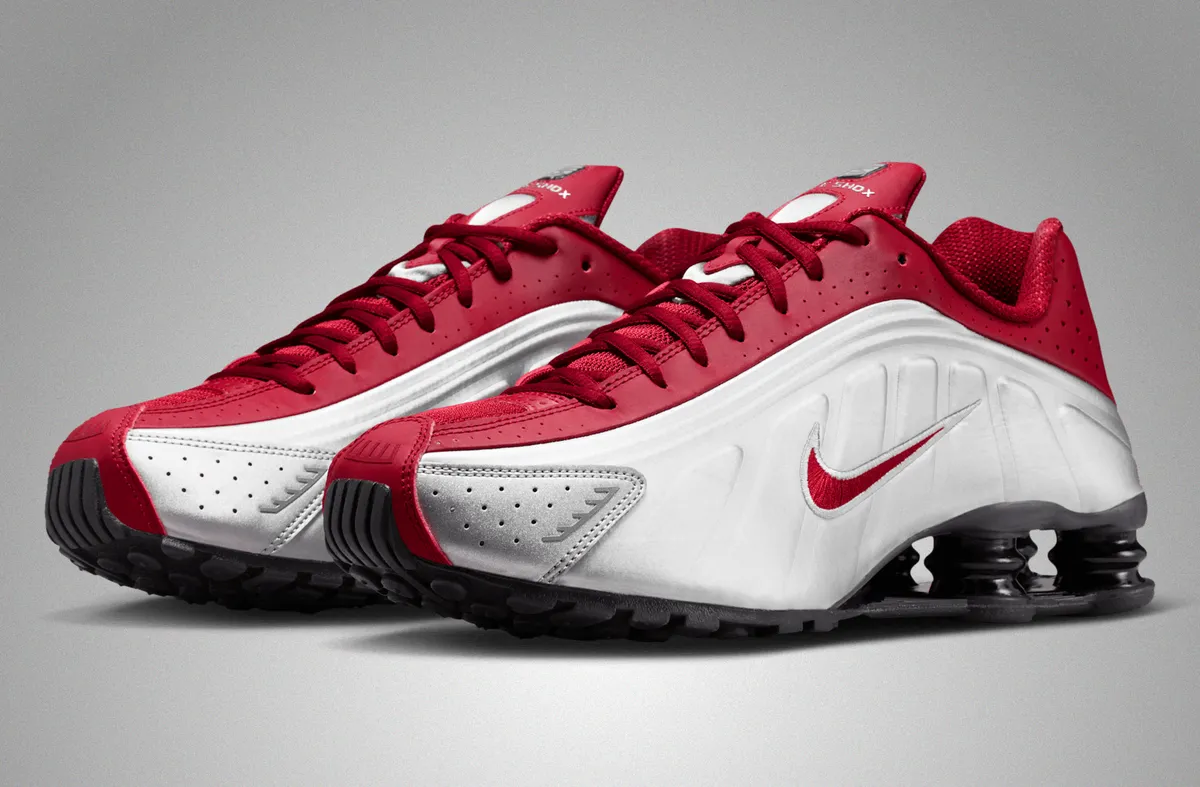 NIKE SHOX R4 / ナイキ ショックス R4 Metallic Silver Black Team