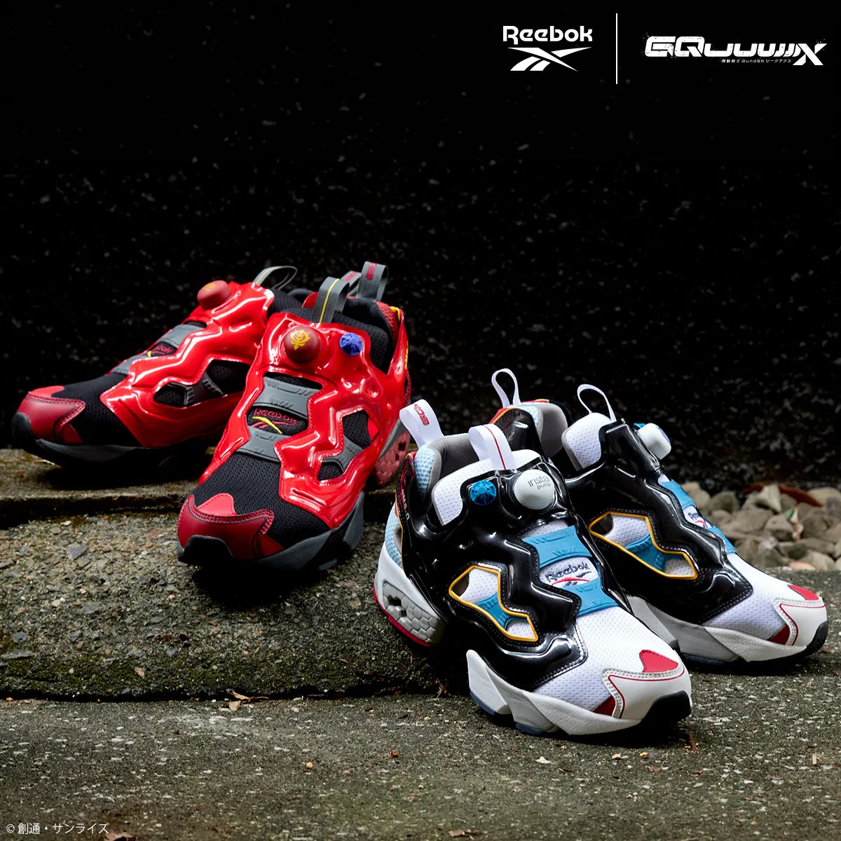 12/12発売 GUNDAM GQUUUUUUX x REEBOK INSTAPUMP FURY 94 / 機動戦士ガンダム ジークアクス x リーボック インスタ ポンプフューリー 94