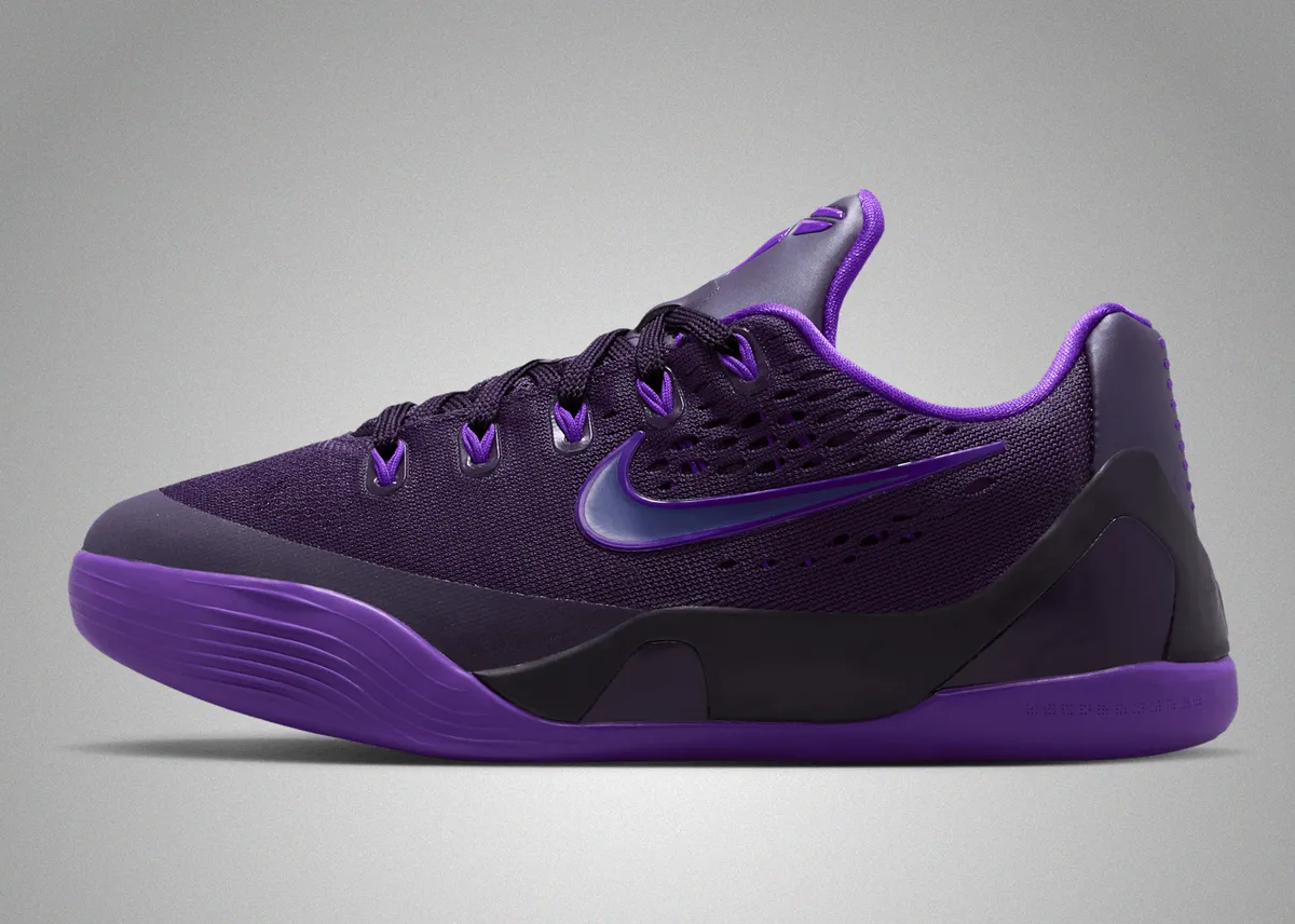 NIKE KOBE 9 LOW EM / ナイキ コービー LOW EM Purple Dynasty Sanded