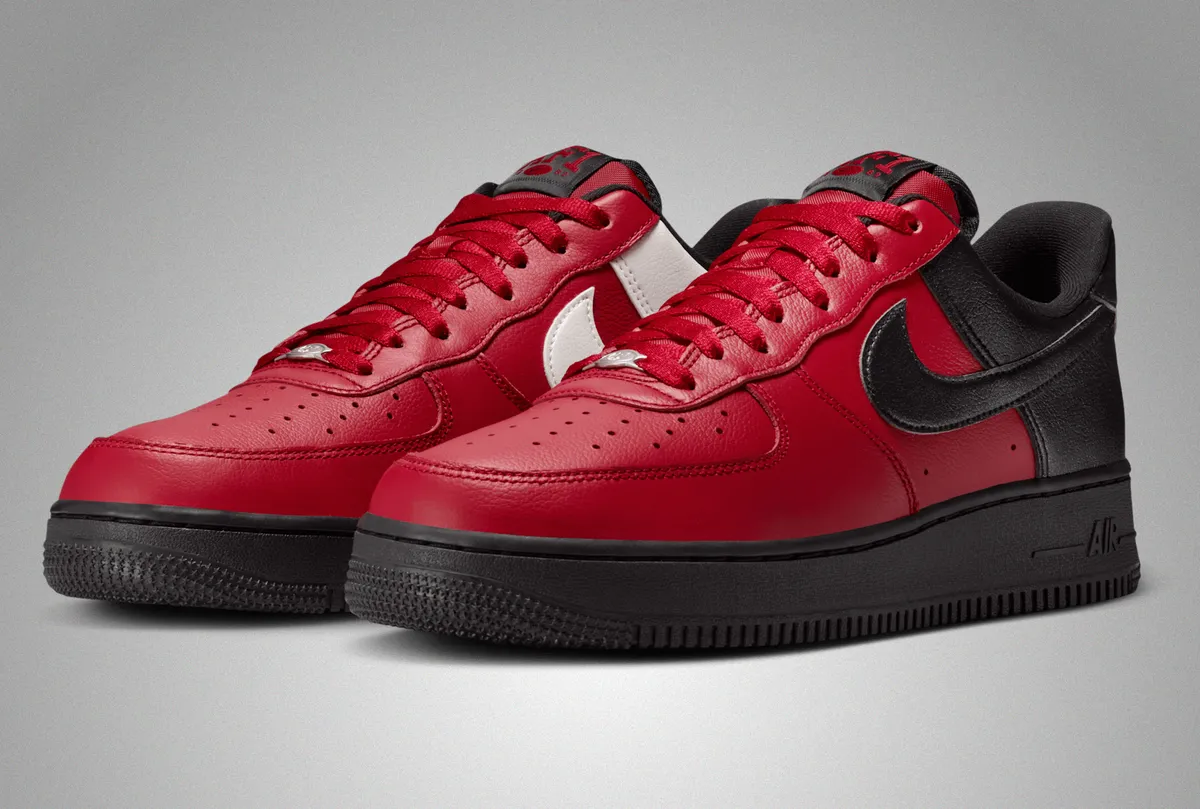 NIKE AIR FORCE 1 '07 LV8 / ナイキ エア フォース 1 '07LV8 Split Gym Red Summit White Black IB6847-600