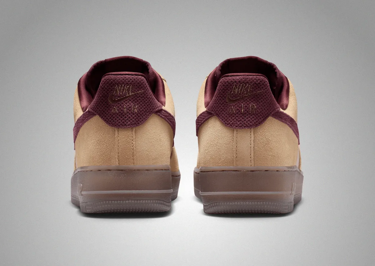 NIKE AIR FORCE 1 '07 PREMIUM / ナイキ エア フォース 1 '07 プレミアム Linen Moon Particle Mink Brown Burgundy Crush IQ3408-286