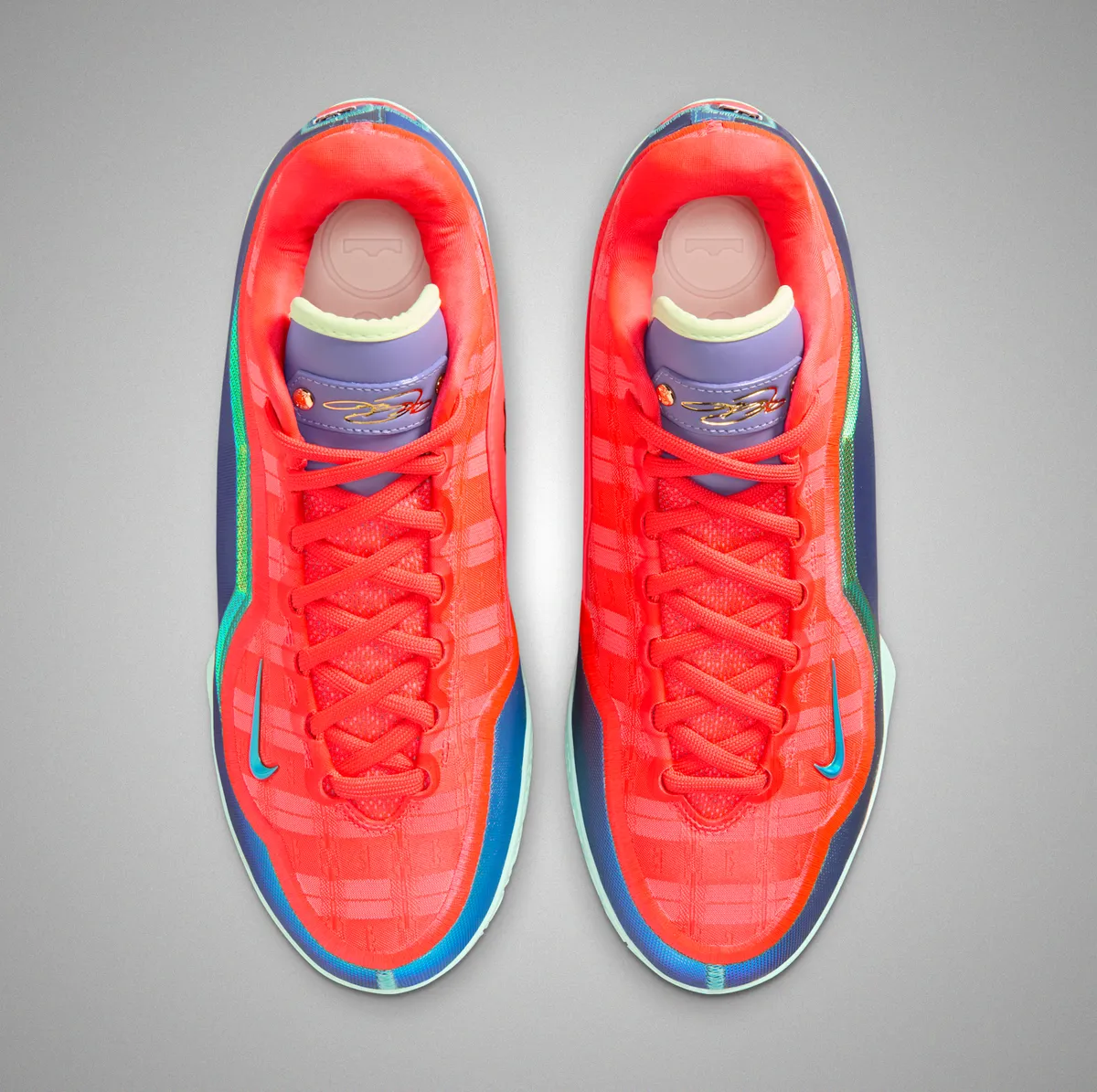 NIKE LEBRON 23 EP / ナイキ レブロン 23 "Stocking Stuffer" Bright Crimson Dusty Amethyst Barely Volt Multi-Colour IH1514-600