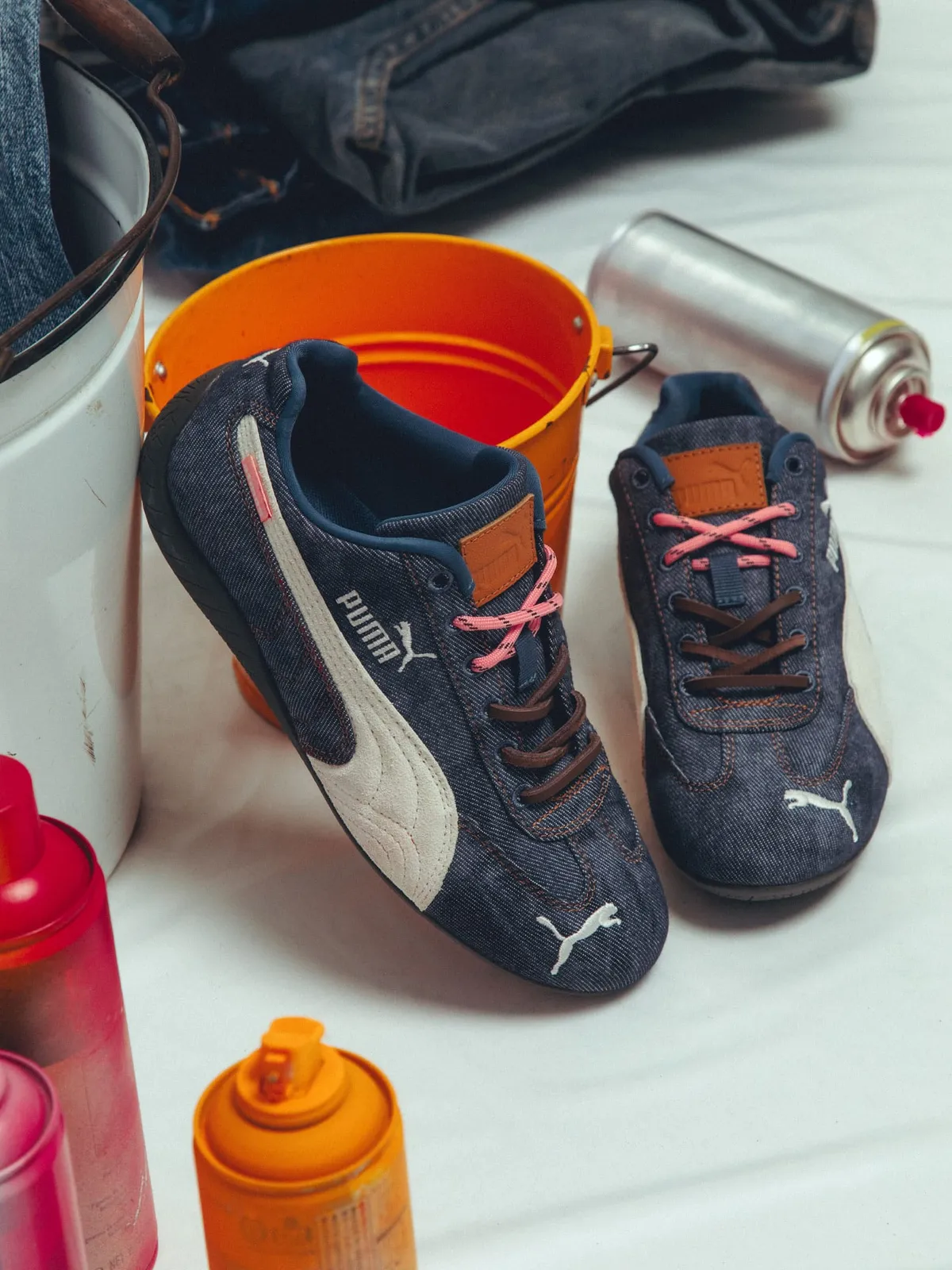 12/12発売 PUMA SPEEDCAT / プーマ スピードキャット ATMOS PINK DENIM