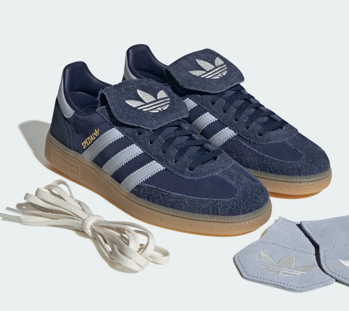 1/16発売 ADIDAS ORIGINALS HANDBALL SPEZIAL LT / アディダス オリジナルス ハンドボール スペツィアル LT Dark Blue Crystal Sky Off White KJ6217