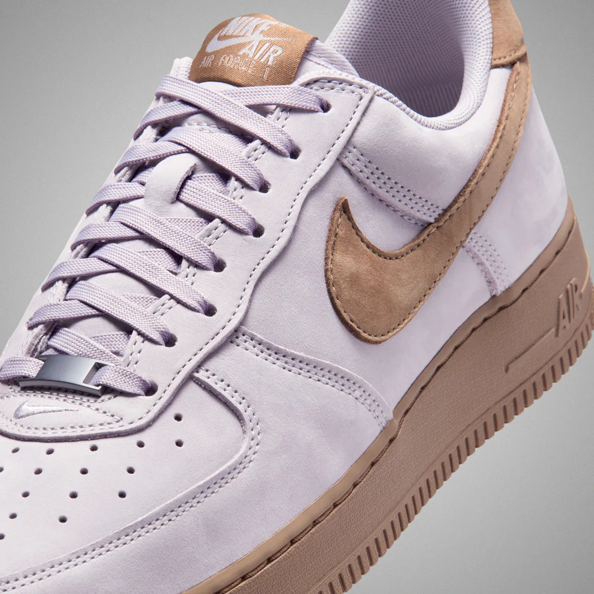 NIKE AIR FORCE 1 LOW RETRO PREMIUM / ナイキ エア フォース 1 LOW レトロ プレミアム Silver Lilac Taupe IO9555-002
