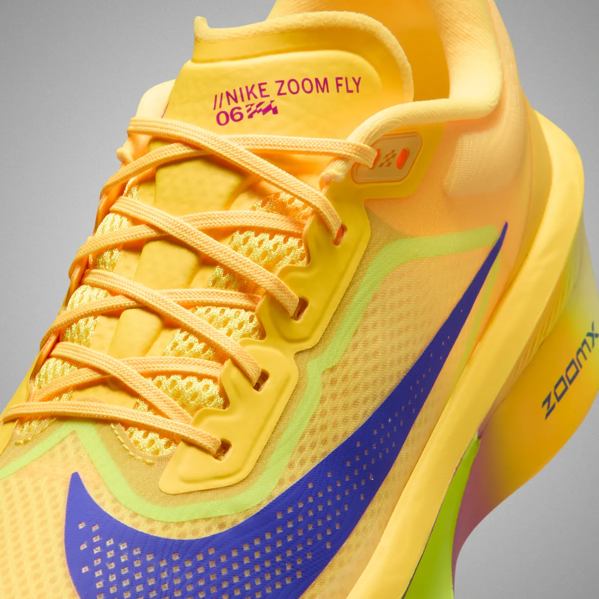 NIKE ZOOM FLY 6 / ナイキ ズーム フライ 6 Citron Pulse Volt Ice Hyper Violet Indigo Burst FN8454-800